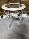 Metal & Glass Side Table