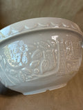 Mason Cash Light Grey/Beige Owl Woodland Mixing Bowl (A)
