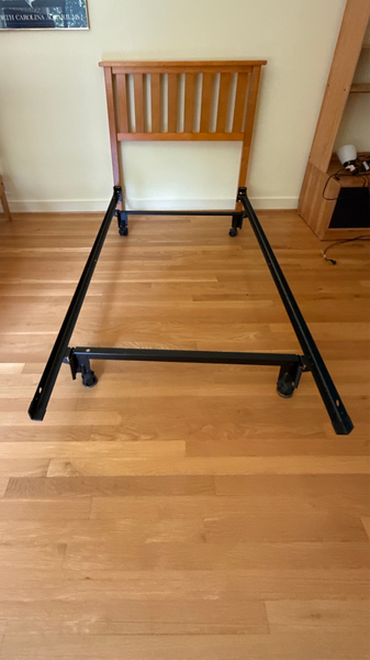 Twin Headboard with Metal Frame