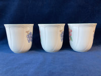 Set of 3 Market Day by Epoch Floral Fruit Mugs