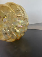 Illuminations Amber Luster Glass Pumpkin Luminary (2 AVAILABLE—PRICED INDIVIDUALLY AT $15 EACH)