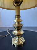Berman Vintage Brass Candlestick Lamp (WORKS)