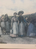 Large Print/Engraving “Berry Pickers” by Jennie Brownscombe