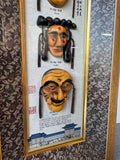 Daejin Framed Korean Traditional Masks