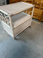 Wicker Cart on Casters