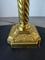 R. Ditmar Lightweight Brass Converted Oil Lamp (WORKS)