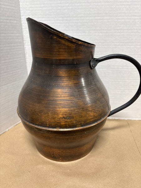 Rustic Metal Pitcher