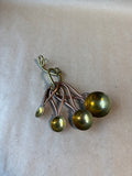 Joe Spoon Brass And Copper Measuring Spoons - Signed