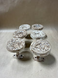 Shabby Chic Cast Iron Wall Mounts - 6 Pieces // 2 Sets Available // PRICED INDIVIDUALLY