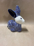 Boleslawiec Polish Pottery Blue White Rabbit