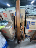 Double Poster Bed, with Canopy Frame and Side Rails