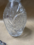 Heavy Clear Glass Decanter // 2 Available // Priced Individually