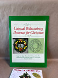 Colonial Williamsburg Decorates For Christmas / A Very Virginia Christmas - Pair