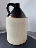 4-Gallon Vintage Stoneware Two Tone Whiskey Jug