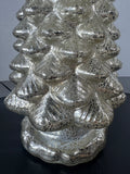Mercury Style Glass Christmas Tree with White & Colored Lights (WORKS) (2 AVAILABLE—PRICED INDIVIDUALLY)