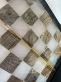 Carved Onyx Heavyweight Aztec Chess Set AS IS (READ DESCRIPTION CAREFULLY)