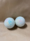 Pair Of Mosaic Decorative Balls