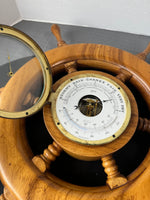 Schatz Vintage Ship’s Wheel Holosteric Compensated Barometer