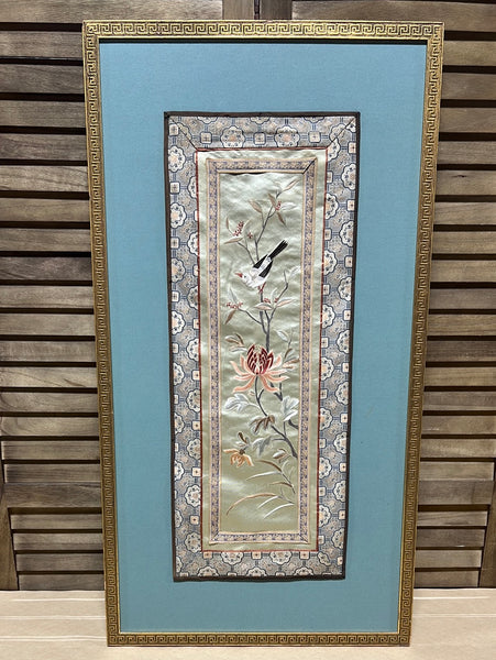 Chinese Silk Panel