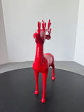 Red Resin Reindeer