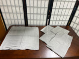 Farmhouse Pale Gray Napkins, 6 pc