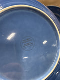 Set Of 7 Pottery Barn Cambria Ocean Blue Dinner Plates