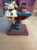 (A) The Pit Stop Bear Birdhouse