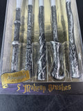 5-Piece Sealed Box of Harry Potter Wand Themed Makeup Brushes