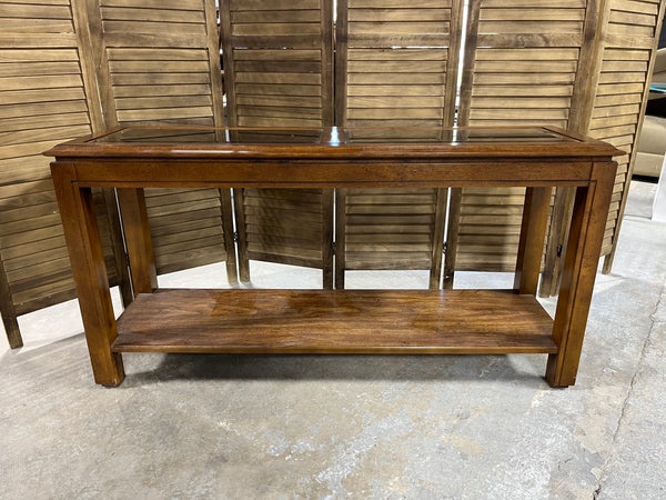 Console Table with Glass