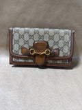Gucci Horsebit Convertible Wallet - Missing Strap - Shows Wear