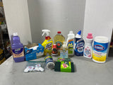 Cleaning Lot (G) *Most bottles at least half full*