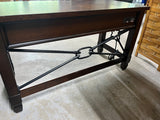 Well Universal Ltd. Desk B, with plugs/charging ports***HEAVY ITEM***READ DETAILS ON PICK UP POLICY***
