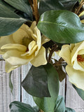 Large Faux Magnolia Topiary