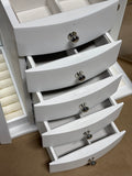 White Songmics Jewelry Box