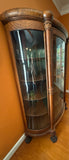 Bow Front China Hutch ***HEAVY ITEM***READ DETAILS ON PICK UP POLICY***