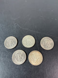 Kennedy Half Dollars - 5 Pieces
