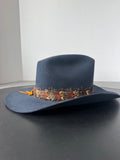 Resistol XXX Beaver Self Conforming Vintage Cowboy Hat with Feather Band SIZE 6 3/4