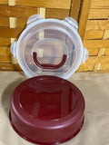 Lock-N- Lock Round Plastic Food Storage Container B