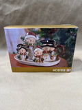 Snowman 5 Piece Hostess Set With Box