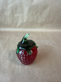 Small Glass Strawberry