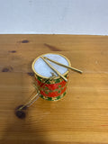 Cloisonne Style Drum Ornament