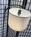 Modern Style Black Metal Arc Floor Lamp with Foot Switch (WORKS)