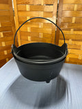 Pair of Black Plastic Caldrons/Buckets
