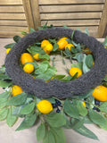 Lemon & Blueberry Wreath