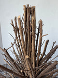 Rustic Tabletop Twig Tree in Burlap