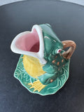 Jay Willfred for Andrea By Sadek Hand Painted Vintage Open Mouth Frog Pitcher
