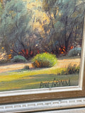 Among The Smoke Trees by Paul Grimm; Signed