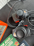 Indy 500 Atari 2600 & 7800 Complete Game System in Box with 2 Driving Controllers and Manuals