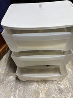 Sterilize Plastic 3-Drawer Storage Unit (Two Available)