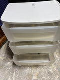 Sterilize Plastic 3-Drawer Storage Unit (Two Available)